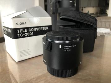 Sigma TC-2001 Teleconverter Nikon beschikbaar voor biedingen