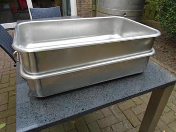 RVS schaal, schaal, braadslee, braadslede. RVS beschikbaar voor biedingen