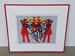 Adrie Arendsman zeefdruk Speelkwartier nr 3/20 51,5x60,5cm, Antiek en Kunst, Kunst | Litho's en Zeefdrukken, Ophalen of Verzenden