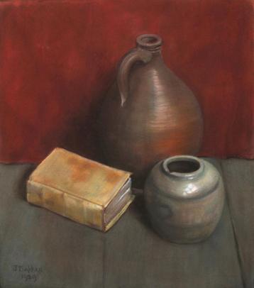 Schilderij: J.Bakker 1929  stilleven beschikbaar voor biedingen