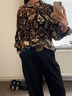 Doorschijnende blouse Summum, maat 42, Ophalen of Verzenden, Zo goed als nieuw, Maat 42/44 (L), Zwart