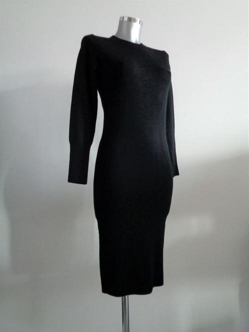Monique Collignon designer jurk, wol, maat 36, NIEUW, Kleding | Dames, Jurken, Nieuw, Maat 36 (S), Zwart, Onder de knie, Ophalen of Verzenden