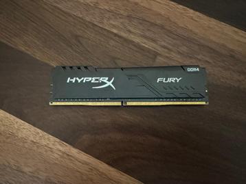8GB DDR4 3200Mhz Kingston Fury HyperX beschikbaar voor biedingen