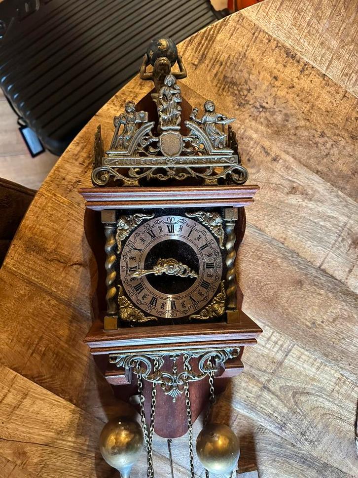 Zaanse klok – compleet met gewichten en kettingen, Antiek en Kunst, Antiek | Klokken, Ophalen