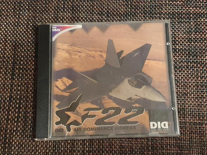 PC CD-ROM - F22 Did Air Dominance Fighter F-22 Raptor, Spelcomputers en Games, Games | Pc, Zo goed als nieuw, Racen en Vliegen