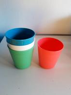 4 plastic bekers, Ophalen of Verzenden, Overige materialen, Overige stijlen, Overige typen