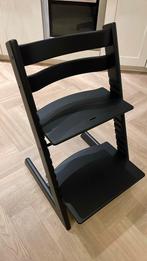 Trip Trap nieuw model • Mat zwart • Stokke • TrippTrapp, Ophalen, Zo goed als nieuw, Meegroeistoel