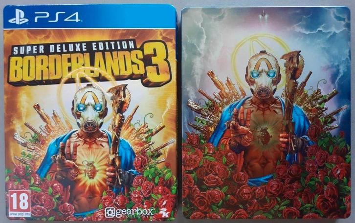 Borderlands 3: Super Deluxe Edition - Steelbook, Spelcomputers en Games, Games | Sony PlayStation 4, Zo goed als nieuw, Shooter