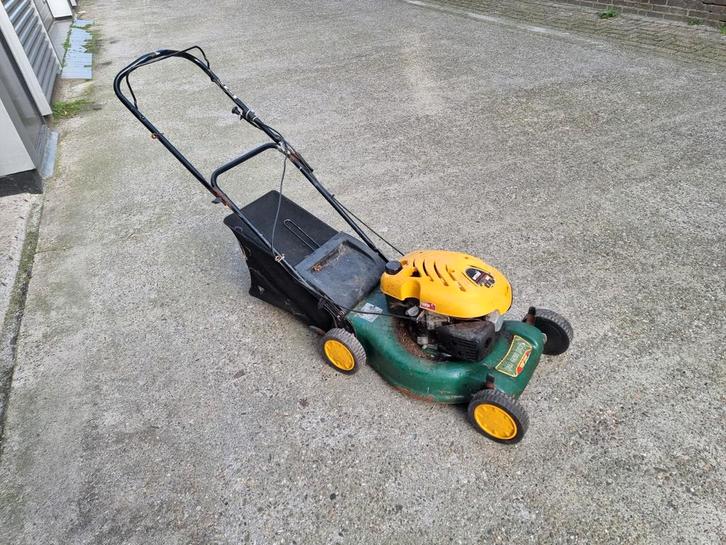 Benzine Grasmaaier - Hobby/Onderdelen, Tuin en Terras, Grasmaaiers, Gebruikt, Benzine-grasmaaier, 50 cm of meer, Cirkelmaaier