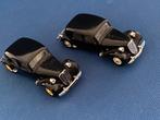 2x Citroën Traction Avant 6 cel 1:43 Solido, Verzenden, Zo goed als nieuw, Auto, Solido