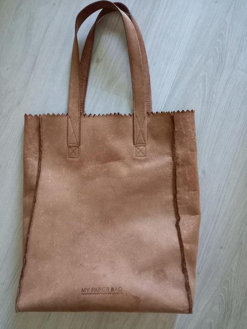 My Paper Bag Shopper Bruin, Sieraden, Tassen en Uiterlijk, Tassen | Damestassen, Zo goed als nieuw, Shopper, Bruin, Ophalen of Verzenden