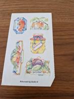 1596 Vintage Libelle 31 Stickers - Fruit en Groente, Ophalen of Verzenden, Zo goed als nieuw, Meerdere stickers