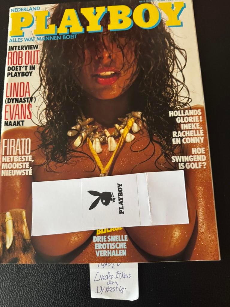 playboy met linda evans, Ophalen of Verzenden, Zo goed als nieuw, Damesbladen