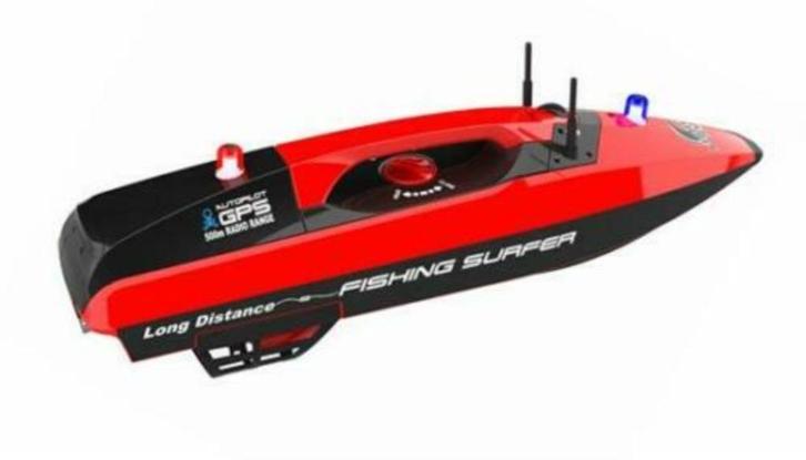 RC voerboot fishing surfer 2,4GHZ RTR 26083 inclusief draagt, Hobby en Vrije tijd, Modelbouw | Radiografisch | Overige, Nieuw