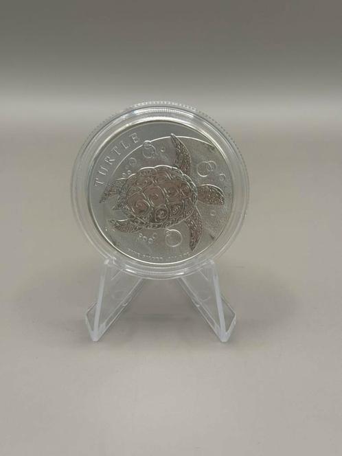 Niue Fiji Taku Turtle - 2015 - 2 OZ, Postzegels en Munten, Edelmetalen en Baren, Zilver, Ophalen of Verzenden