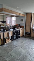 Bourgondische Dallen Castle Stone Taupe groot wildverband, Ophalen, Nieuw, Hardsteen, Vloertegels