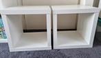 2x Witte IKEA KALLAX Kasten, Ophalen, Minder dan 50 cm, Zo goed als nieuw, Minder dan 100 cm