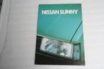 Folder Nissan Sunny (06-1982) (27), Boeken, Auto's | Folders en Tijdschriften, Nieuw, Nissan, Ophalen of Verzenden