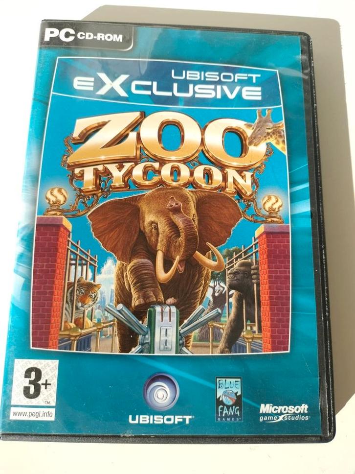 Pc: Zoo Tycoon 1, Spelcomputers en Games, Games | Pc, Gebruikt, Strategie en Constructie, 1 speler, Vanaf 3 jaar, Verzenden