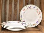 4 JBS Fruit&Flowers porseleinen borden 36637