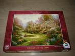 Puzzel Thomas Kinkade GARDENS BEYOND SPRING GATE 2000 st., Ophalen of Verzenden, 500 t/m 1500 stukjes, Zo goed als nieuw, Legpuzzel