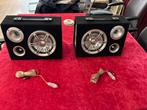 Autospeakers met LED - 300 Watt, Ophalen of Verzenden, Gebruikt
