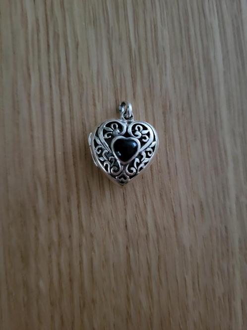 Echt zilveren (925) foto bedel hanger, hart vormig, nieuw, Sieraden, Tassen en Uiterlijk, Kettinghangers, Nieuw, Zilver, Zilver