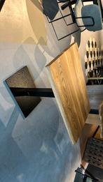 Eikenhouten Tafel 2x | Boomstameffect | 90x60 | Horeca, Huis en Inrichting, Tafels | Statafels, Ophalen of Verzenden, Nieuw