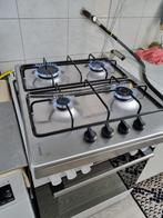 RVS Gasstel Bosch - Met Deksel - Gasslang - Ontsteking, Ophalen, Gebruikt, 4 kookzones, Gas