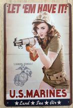 WO2 Sexy Pin up Propaganda Metalen Wandbord WW2, Verzamelen, Militaria | Tweede Wereldoorlog, Ophalen of Verzenden, Nederland