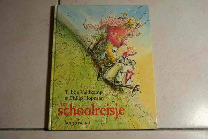 Het schoolreisje / Tjibbe Veldkamp, Boeken, Kinderboeken | Kleuters, Zo goed als nieuw, Fictie algemeen, Jongen of Meisje, Voorleesboek