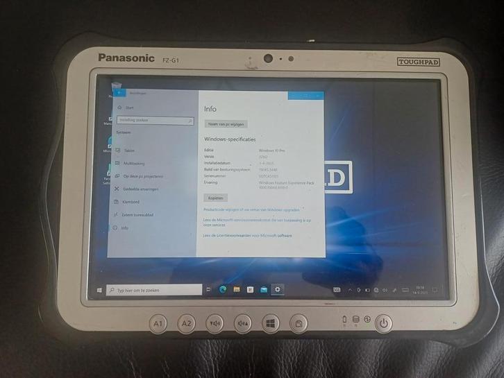 panasonic toughpad fz-g1 toughpad voor alle doeleinde, Computers en Software, Windows Tablets, Gebruikt, 10 inch, 32 GB, Ophalen of Verzenden