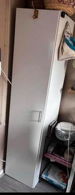 Smalle witte kledingkast, Ophalen of Verzenden, Gebruikt, 25 tot 50 cm, 150 tot 200 cm