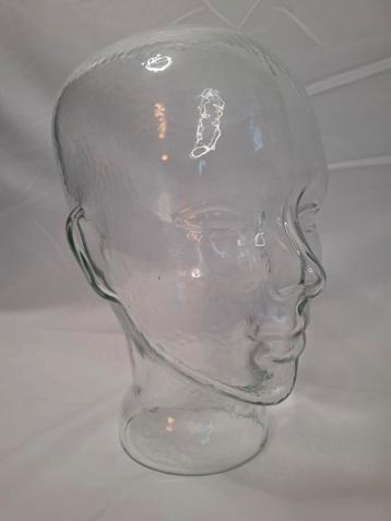 Mooi glazen hoofd / koptelefoon houder beschikbaar voor biedingen