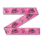 Party tape – afzetlint – sweet 16 – (7033043), Info@all4funbaarlo.nl, Verjaardag, Nieuw, Ophalen of Verzenden