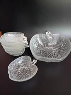 Glazen Appel Schalen Set - 7 Delig, Antiek en Kunst, Ophalen of Verzenden