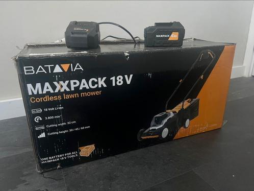 Batavia grasmaaier incl 4ah accu + lader!!!, Tuin en Terras, Grasmaaiers, Ophalen of Verzenden