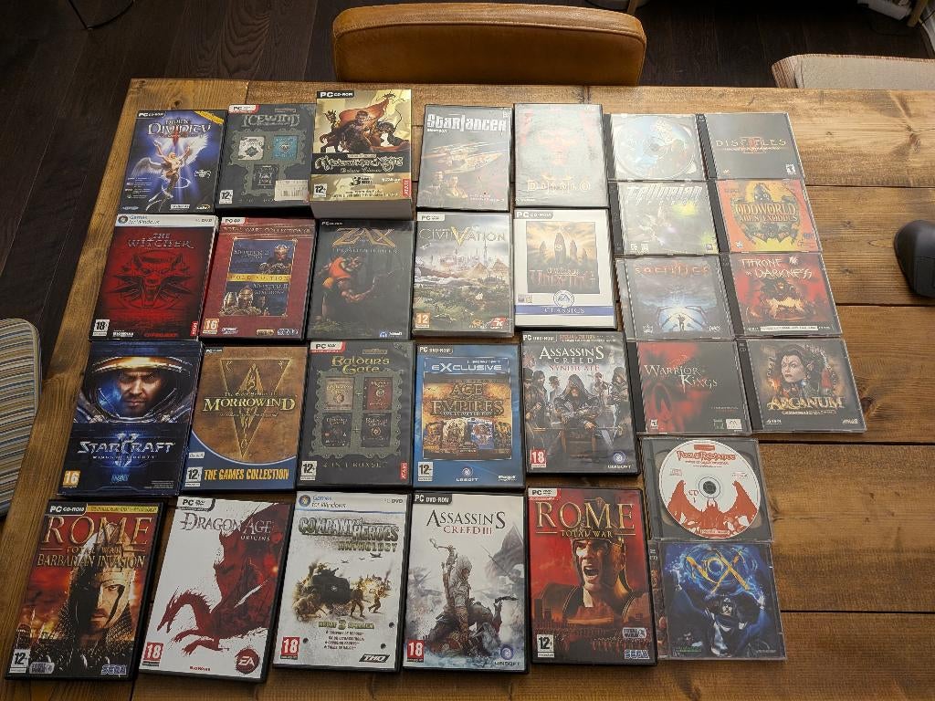 Oude PC games, 3€ p/s, Spelcomputers en Games, Games | Pc, Gebruikt, 1 speler, Vanaf 3 jaar, Ophalen of Verzenden
