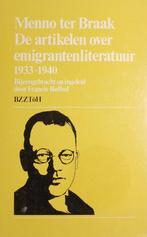 Menno ter Braak - Emigrantenliteratuur 1933-1940 (1980), Verzenden, Zo goed als nieuw, Nederland