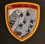 KLU 322 Squadron 80 Jaar Kleine Patch, Verzamelen, Militaria | Algemeen, Ophalen of Verzenden
