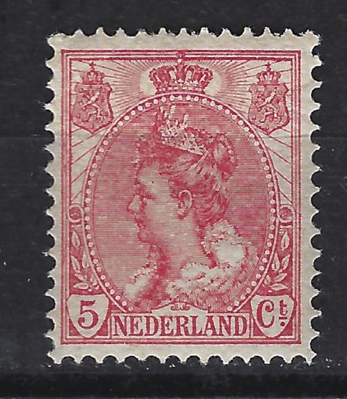 NVPH 60 ongebruikt Wilhelmina 1899 ; OUD NEDERLAND per stuk, Postzegels en Munten, Postzegels | Nederland, Postfris, T/m 1940