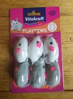 Vitakraft kattenspeeltjes muizen, Ophalen of Verzenden, Nieuw, Speelmuis