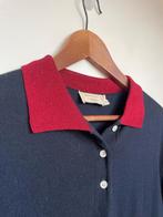 Maison Kitsuné blauw rode trui fijngebreid maat M wol, Maat 38/40 (M), Blauw, Zo goed als nieuw, Maison Kitsuné