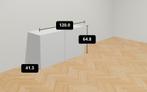 IKEA BESTA kastje met 4 lades, Huis en Inrichting, Kasten | Dressoirs, Ophalen, Kunststof, Gebruikt, 100 tot 150 cm