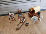 Playmobil Indianen Set Compleet met Paard en Kano, Ophalen of Verzenden, Gebruikt, Complete set