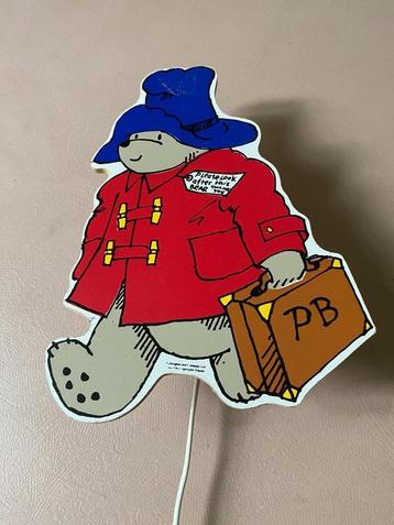 BEERTJE PADDINGTON WANDLAMP  beschikbaar voor biedingen
