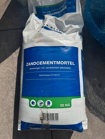 Zandcementmortel 25kg beschikbaar voor biedingen