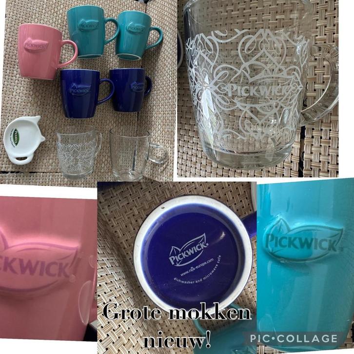 Pickwick Mokken Set - Nieuw!, Huis en Inrichting, Keuken | Servies, Nieuw, Kop(pen) en/of Schotel(s), Effen, Keramiek, Ophalen of Verzenden