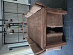 Te koop Acacia houten tafel 6 persoons 200x100x78 cm, Antiek en Kunst, Ophalen