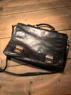 Vinted tas leer, Ophalen of Verzenden, Gebruikt, Zwart, Handtas